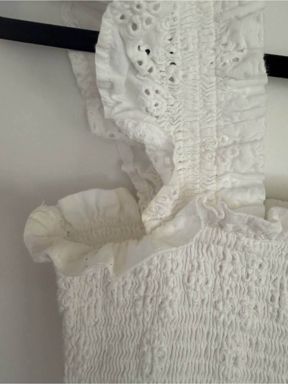 Hill House White Eyelet Nap Dress - Picture 3 of 5